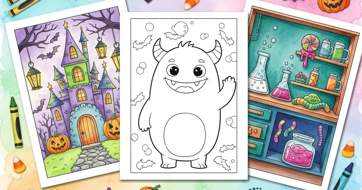Monster Coloring Pages