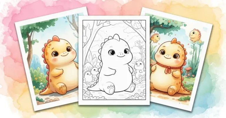 Adorable Nailong coloring sheet featuring black and white outline and colored samples.