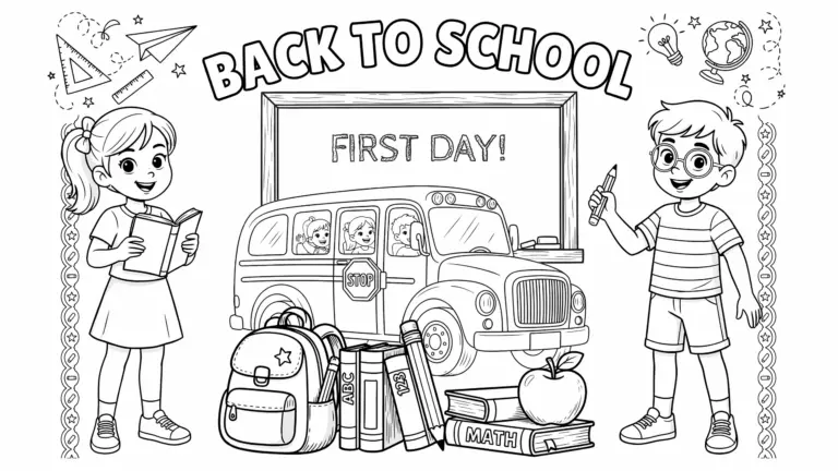 Back to School Coloring Pages
