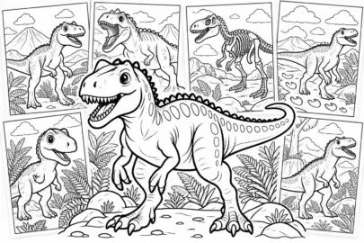 20+ Cute Allosaurus Coloring Pages (Free PDF Printables)