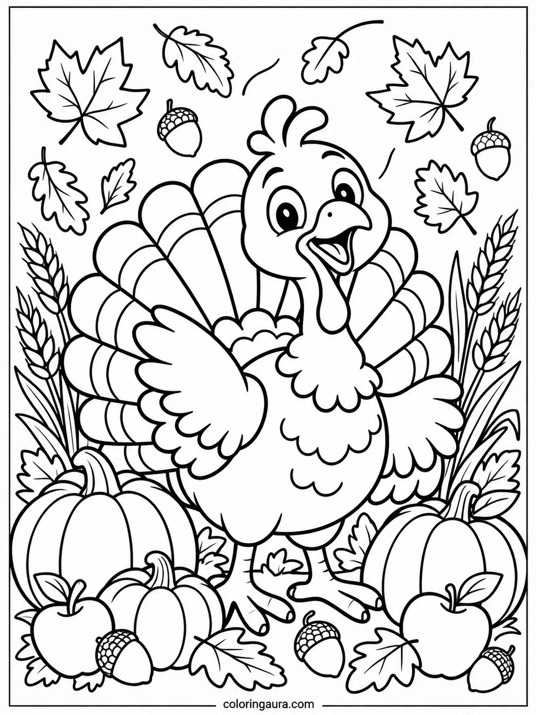 thanksgiving coloring pages