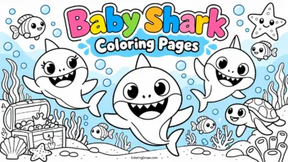 Baby Shark Coloring Pages
