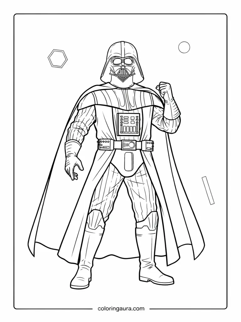Darth Vader Coloring Page