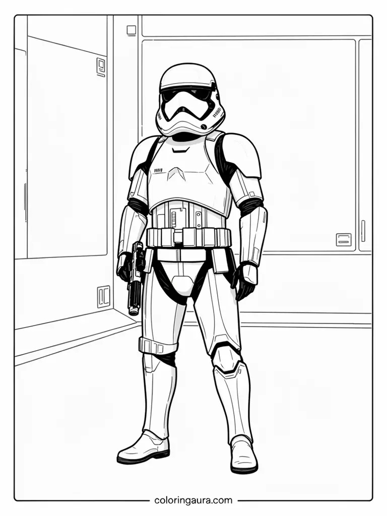 Stormtrooper Coloring Page